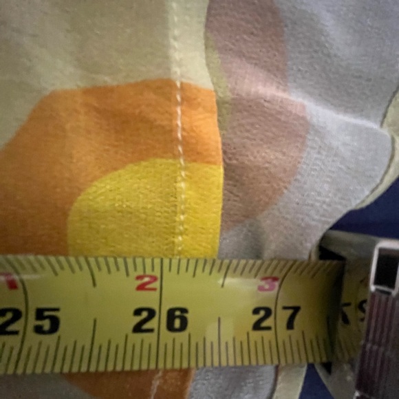 Anthropologie Yellow and Gold Patterned Blouse - Picture 9 of 9